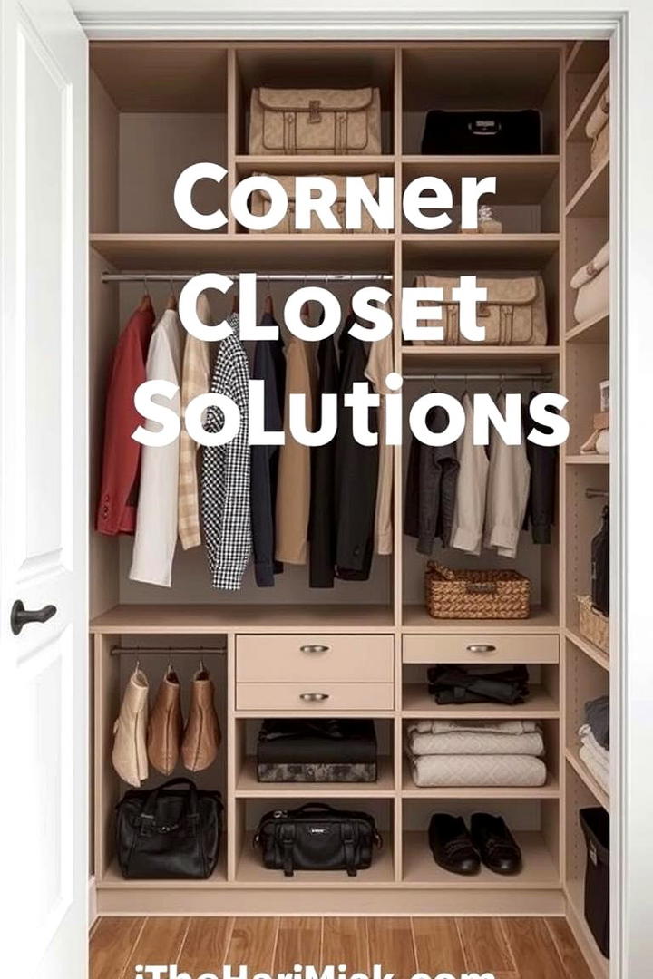 Corner Closet Solutions - 21 Clothes Storage Ideas