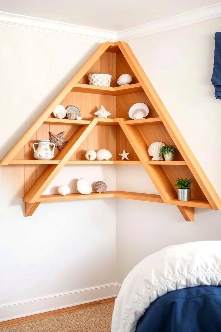 Corner Display Perfection - 30 Bedroom Shelving Ideas