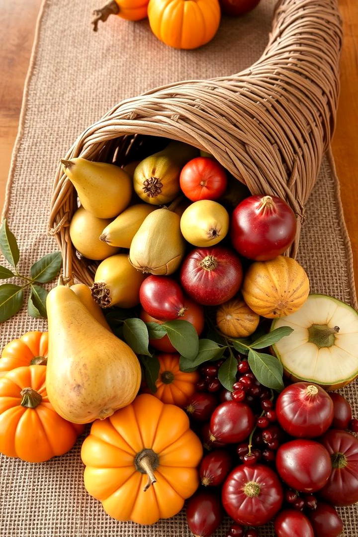 Cornucopia Celebration - 21 Thanksgiving Decor Ideas