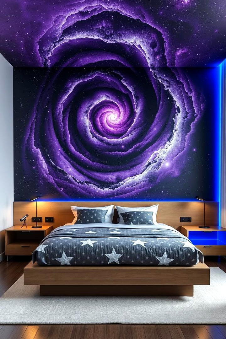 Cosmic Themes - 21 Bedroom Wall Painting Ideas