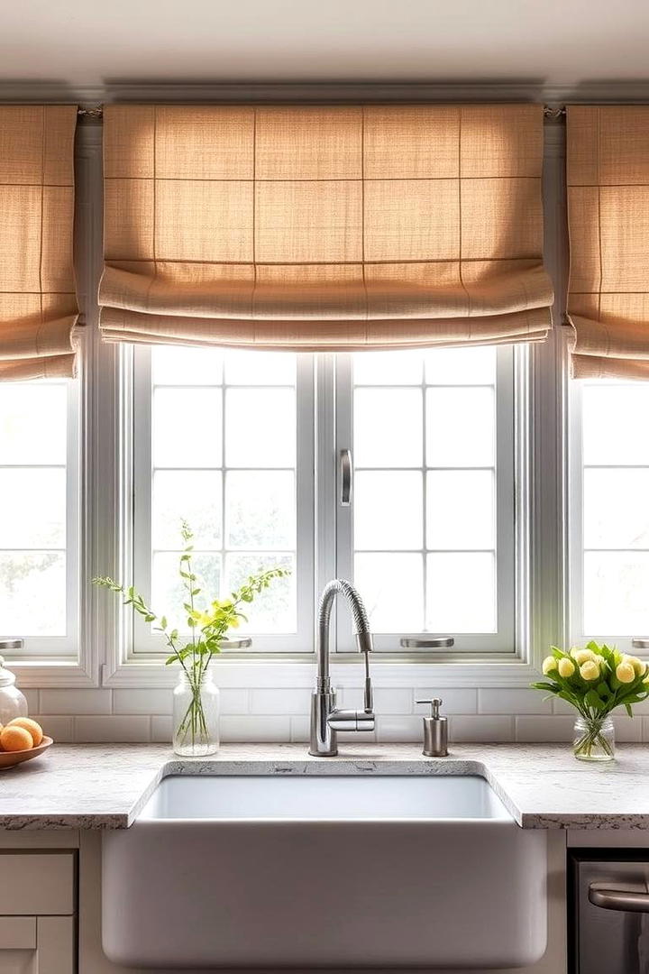 Cost Effective Window Treatments - 21 Small Kitchen Ideas on a Budget