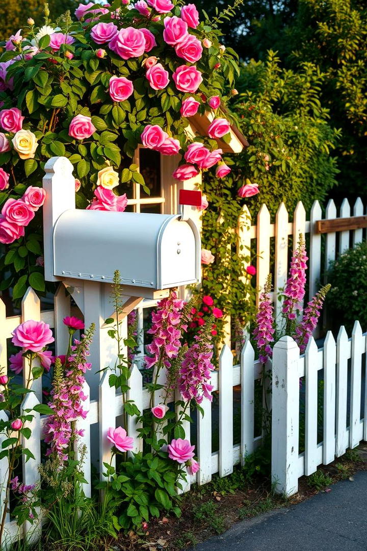 Cottage Garden Charm - 30 Mailbox Landscaping Ideas