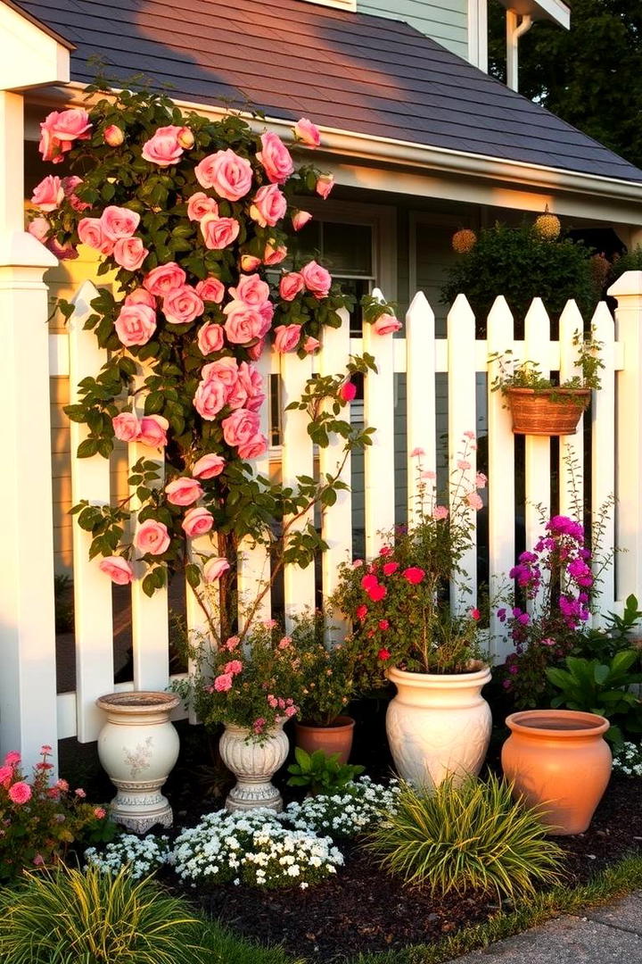 Cottage Garden Charm - 30 Front Yard Landscaping Ideas