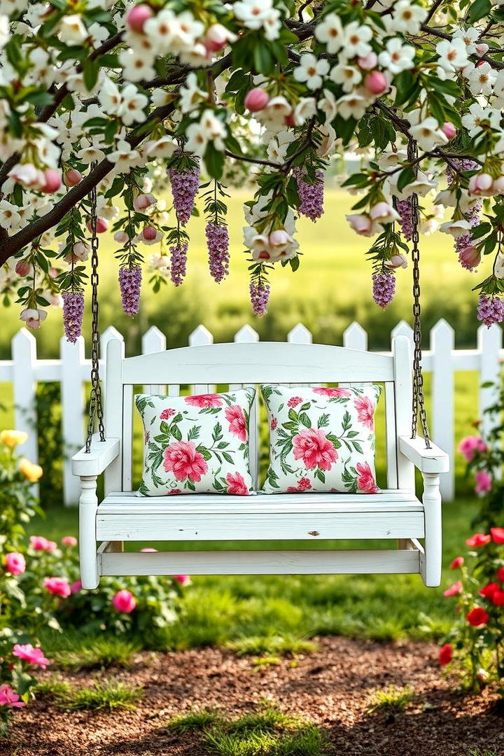 Cottage Garden Swing - 21 Cottage Garden Ideas