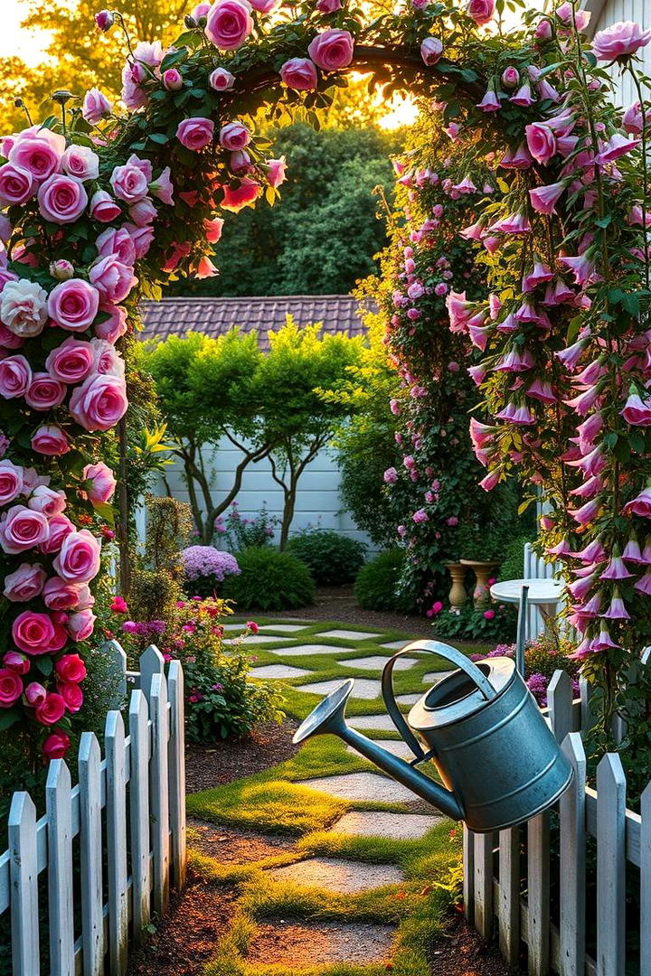 Cottage Style Spiral Garden - 30 Spiral Garden Design Ideas