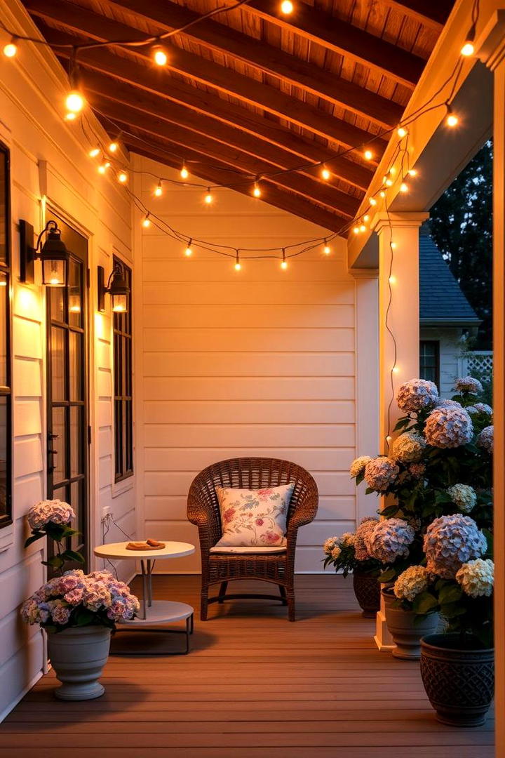 Cottage Style Warmth - 30 Front Porch Lighting Ideas