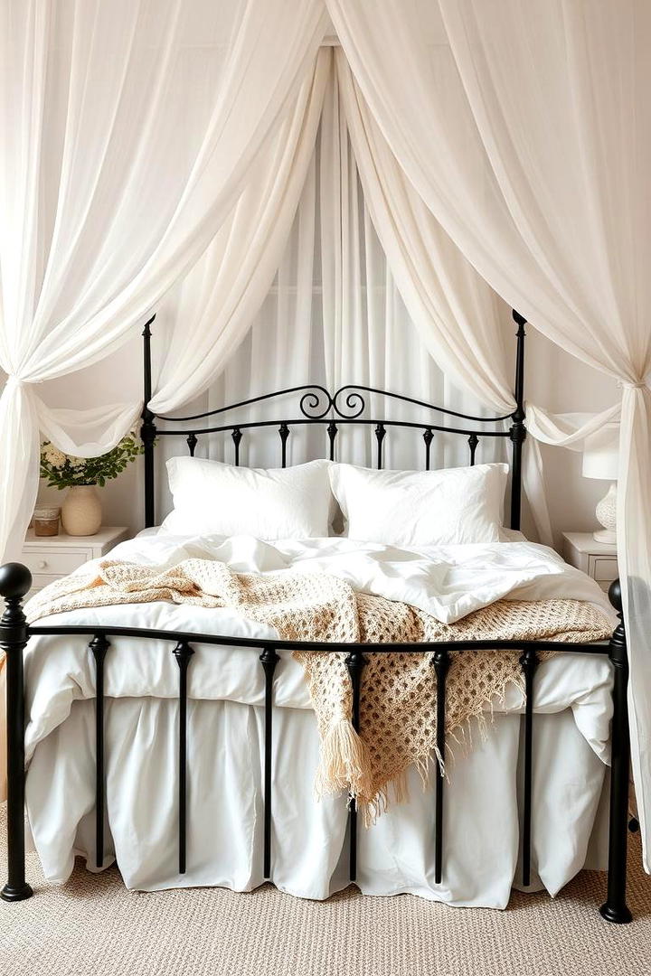 Country Farmhouse Bedding - 30 Boho Farmhouse Decor Ideas