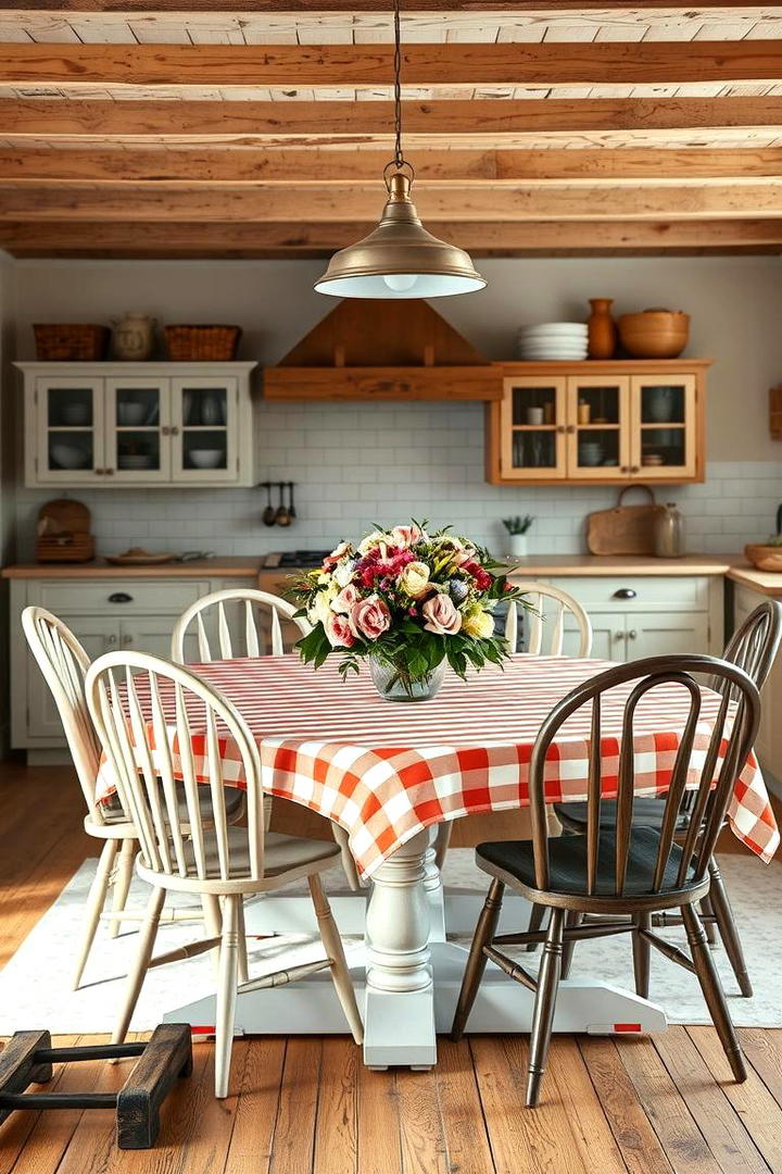 Country Inspired Dining - 21 Farmhouse Kitchen Ideas