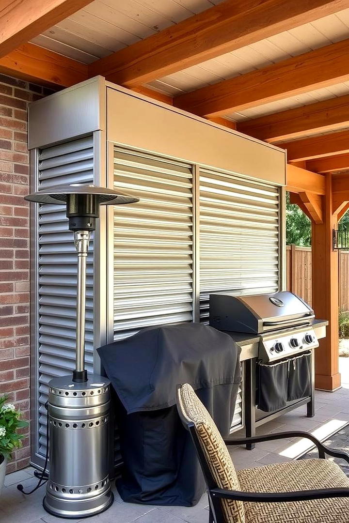 Covered Storage for Patio Items - 30 Outdoor Storage Ideas