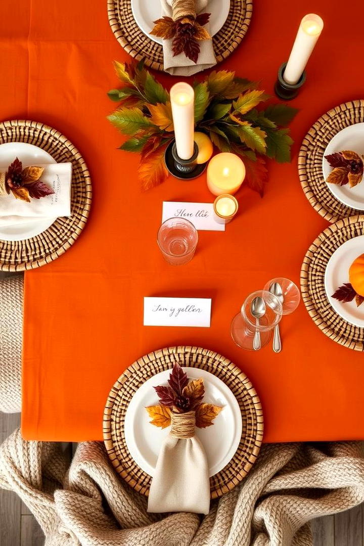 Cozy Autumn Warmth - 21 Thanksgiving Table Settings