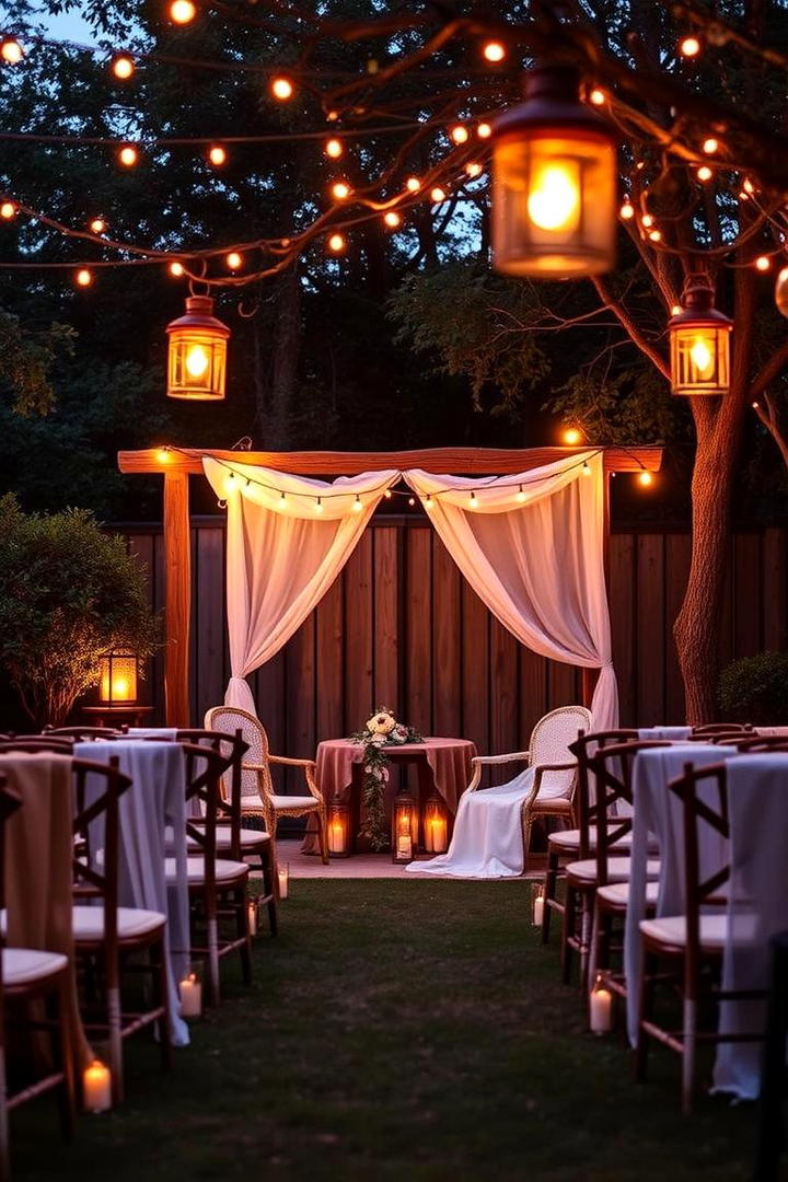 Cozy Backyard Vows - 21 Small Wedding Ideas