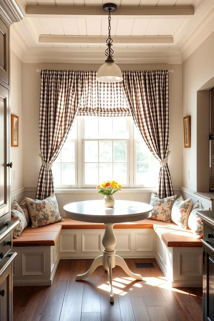 Cozy Breakfast Nook - 21 Farmhouse Kitchen Ideas