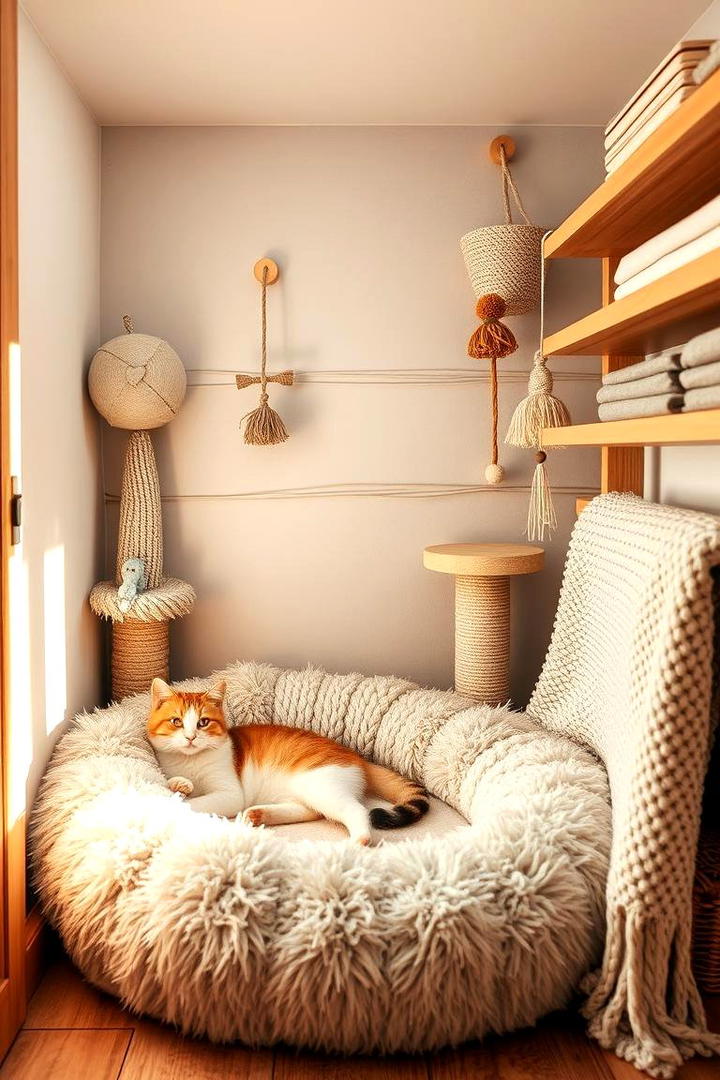 Cozy Cat Nook - 30 Cat Room Ideas