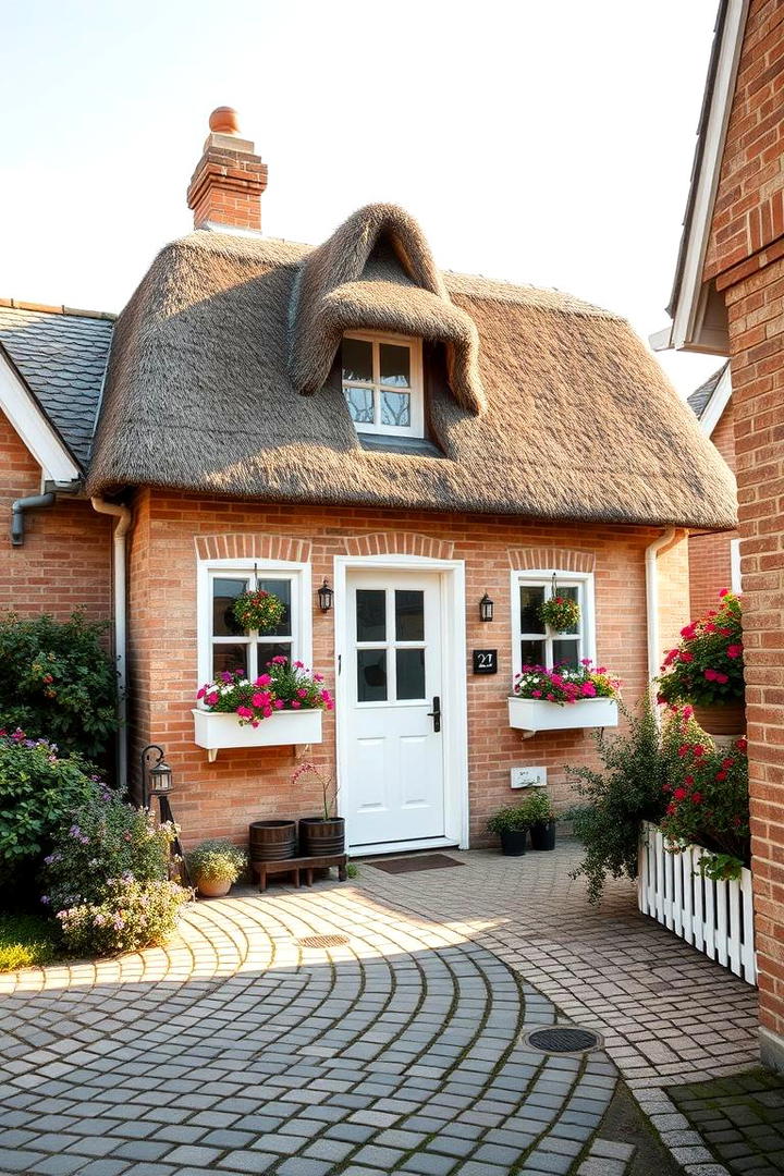 Cozy Cottage Beige Brick Exterior - 30 Beige Brick Exterior Home Ideas