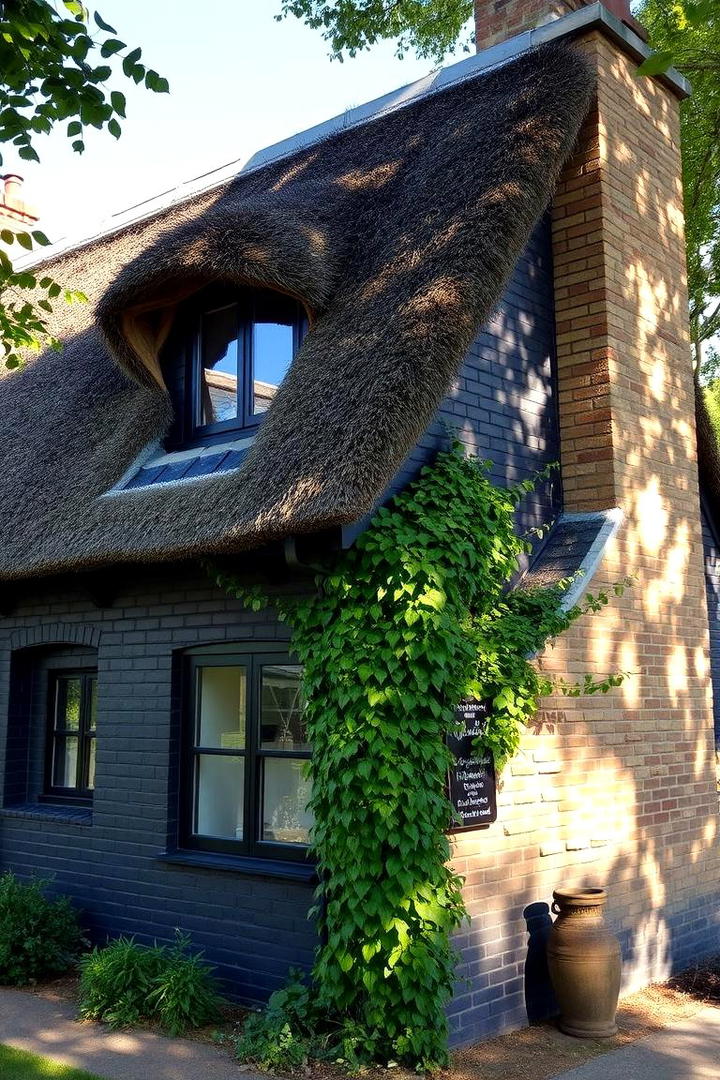 Cozy Cottage with Black Brick Accents - 30 Black Brick House Exteriors