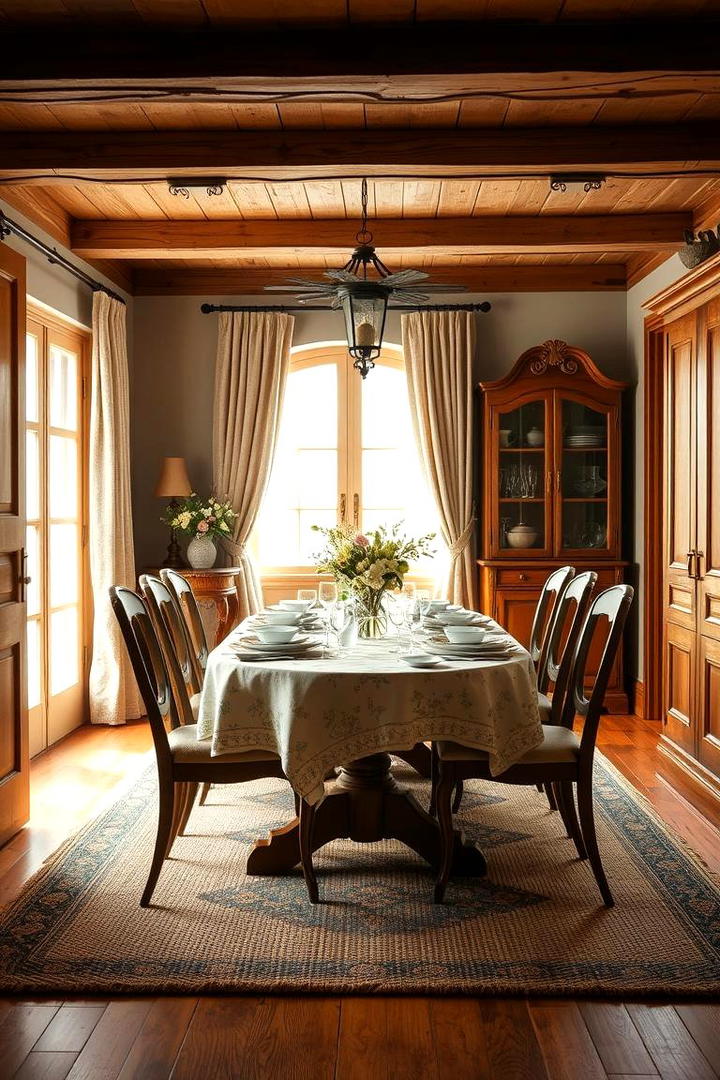 Cozy Country Comfort - 21 French Country Dining Room Ideas