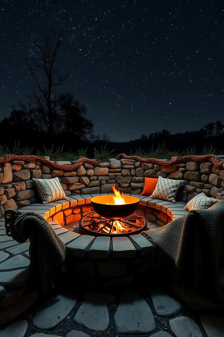 Cozy Fire Pit Corner - 21 Small Patio Ideas