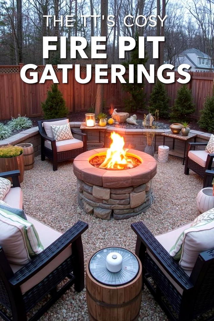 Cozy Fire Pit Gatherings - 21 fall outdoor decorating ideas