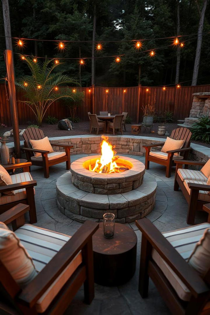 Cozy Fire Pit Oasis - 21 Backyard Patio Ideas