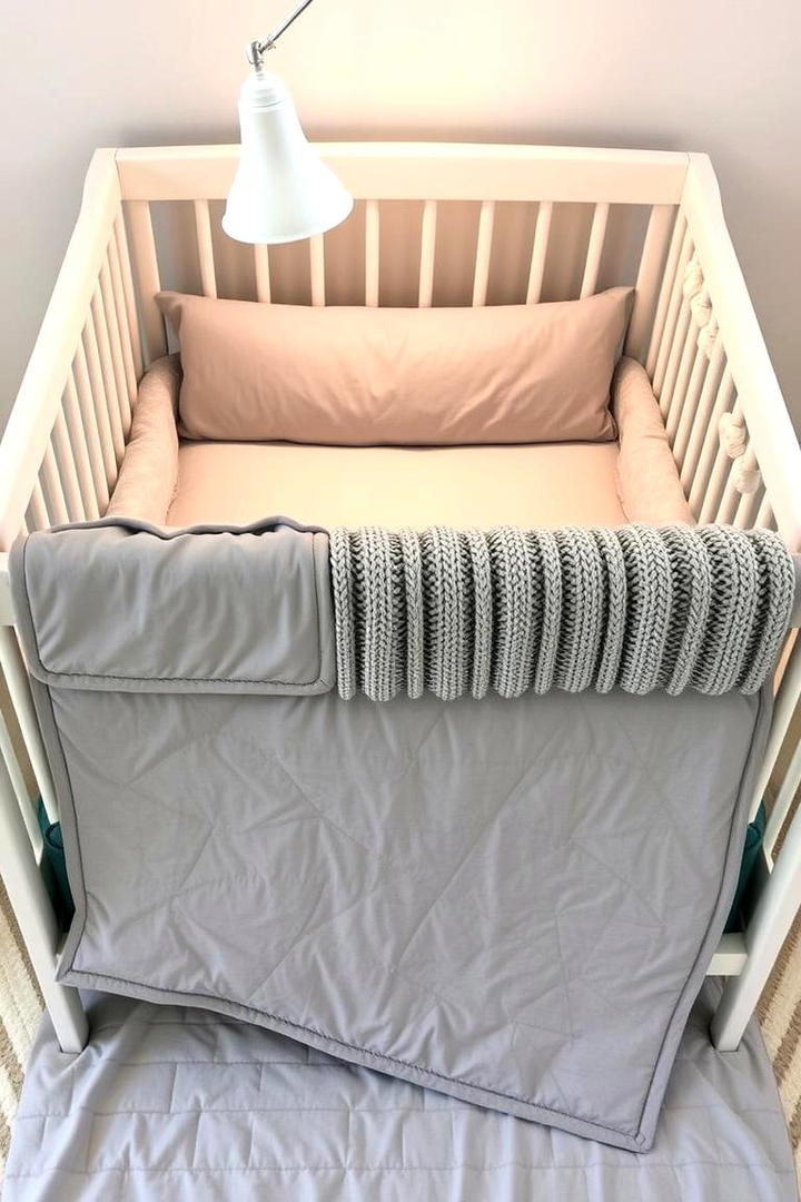 Cozy Grey Crib Bedding Options - 30 Grey Nursery Ideas