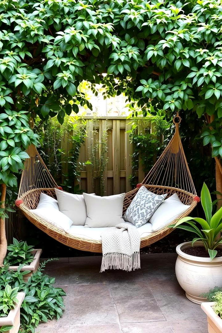 Cozy Hammock Nook - 21 Backyard Ideas