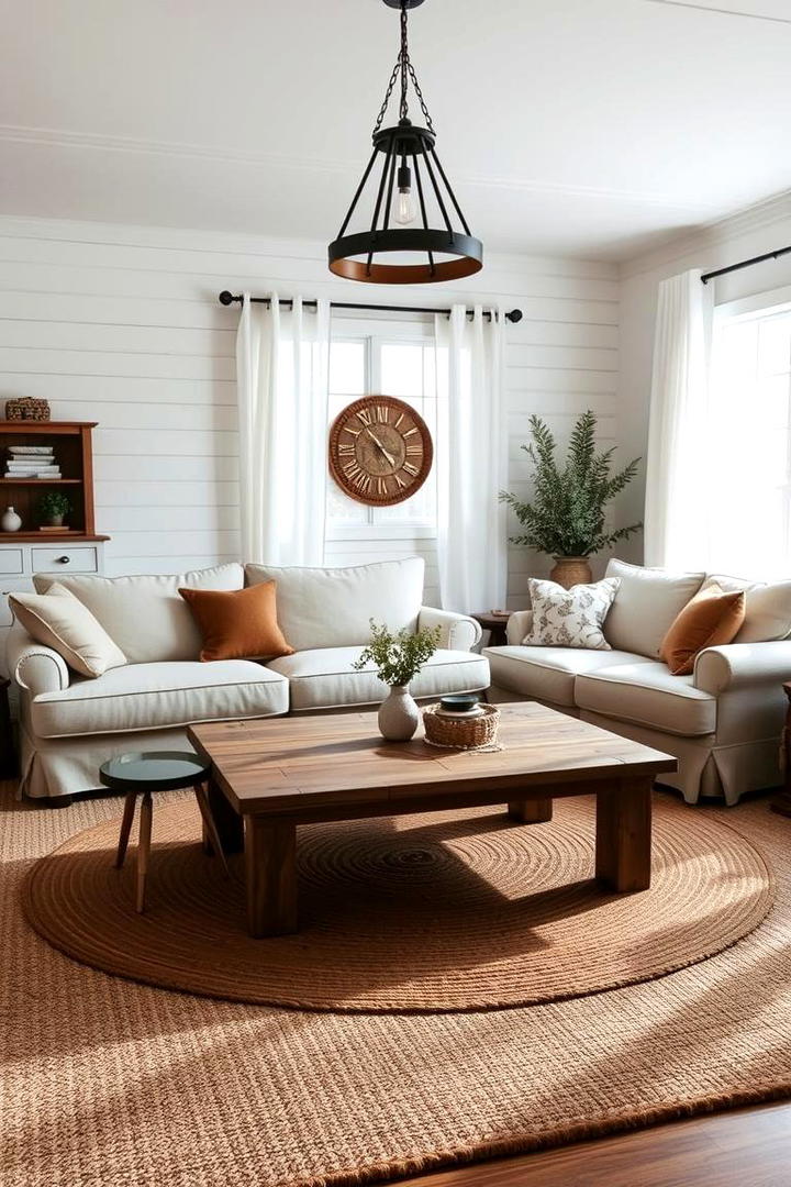 Cozy Living Room Retreat - 21 Farmhouse Decor Ideas