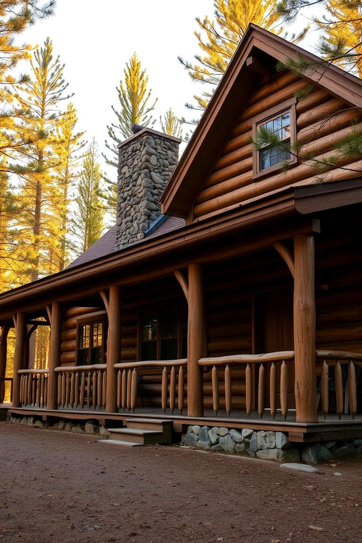 Cozy Log Cabin Retreat - 30 Rustic Tiny House Ideas