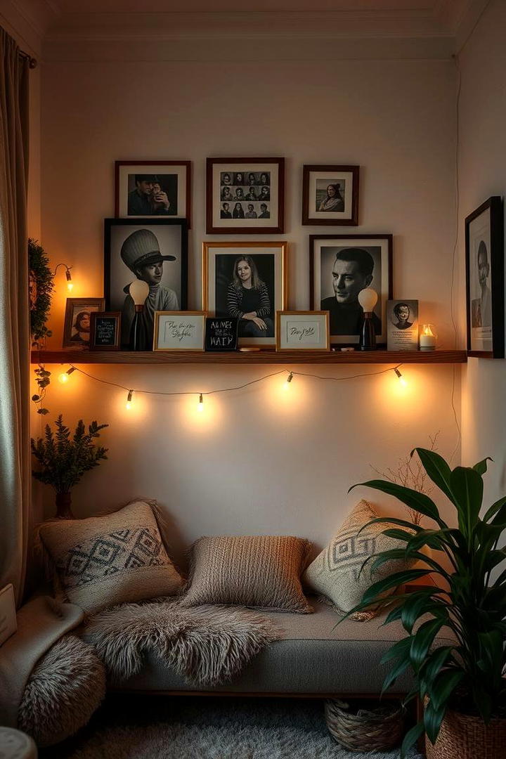 Cozy Media Nook - 21 Media Wall Ideas