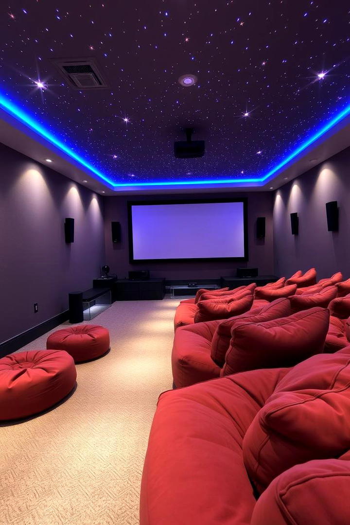 Cozy Movie Den - 30 Teen Hangout Room Ideas