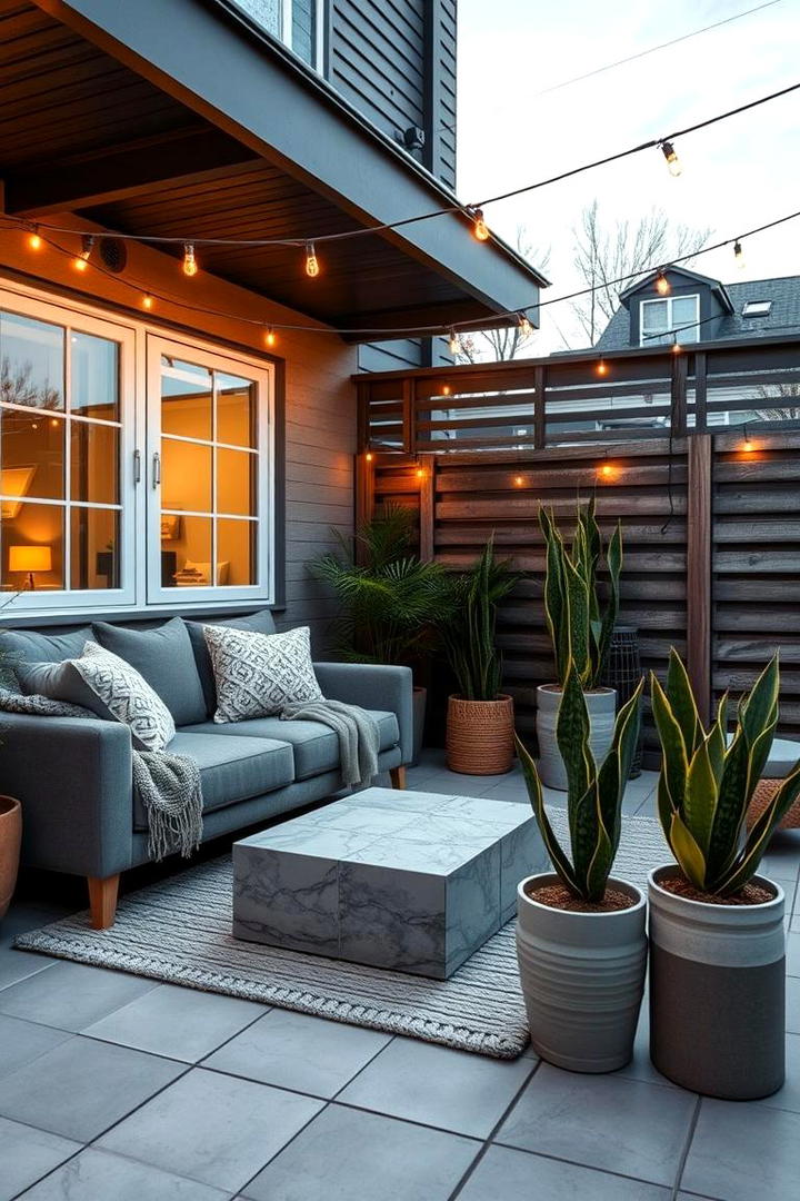 Cozy Outdoor Lounge - 21 Small Balcony Ideas