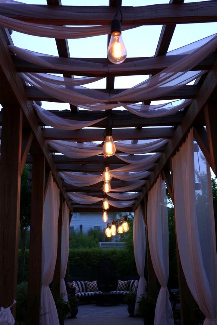 Cozy Pergola Covered Walk - 30 Covered Walkway Ideas