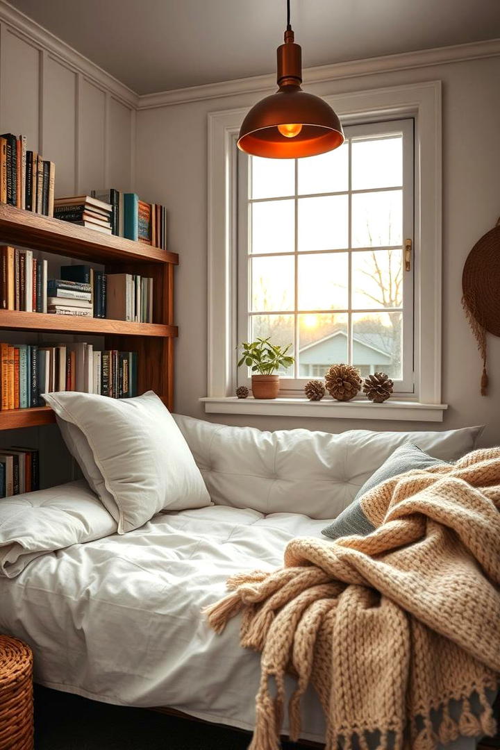 Cozy Reading Nook - 21 Small Porch Ideas