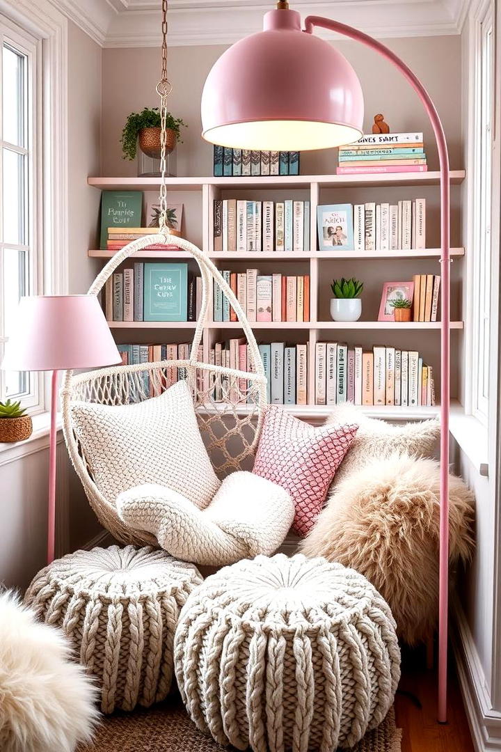 Cozy Reading Nook - 21 Teen Girl Bedroom Ideas