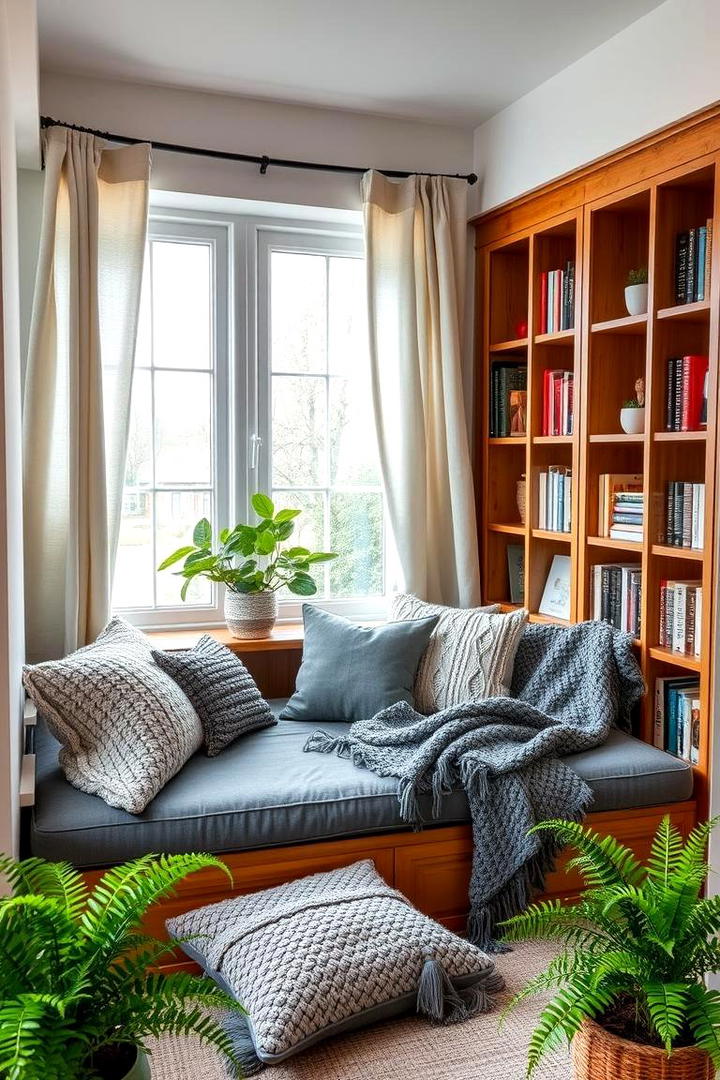 Cozy Reading Nook - 30 Bay Window Ideas