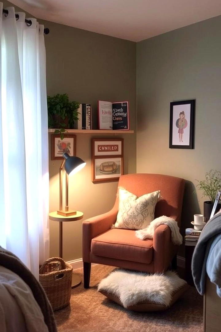 Cozy Reading Nook Creations - 21 Dorm Room Decorating Ideas