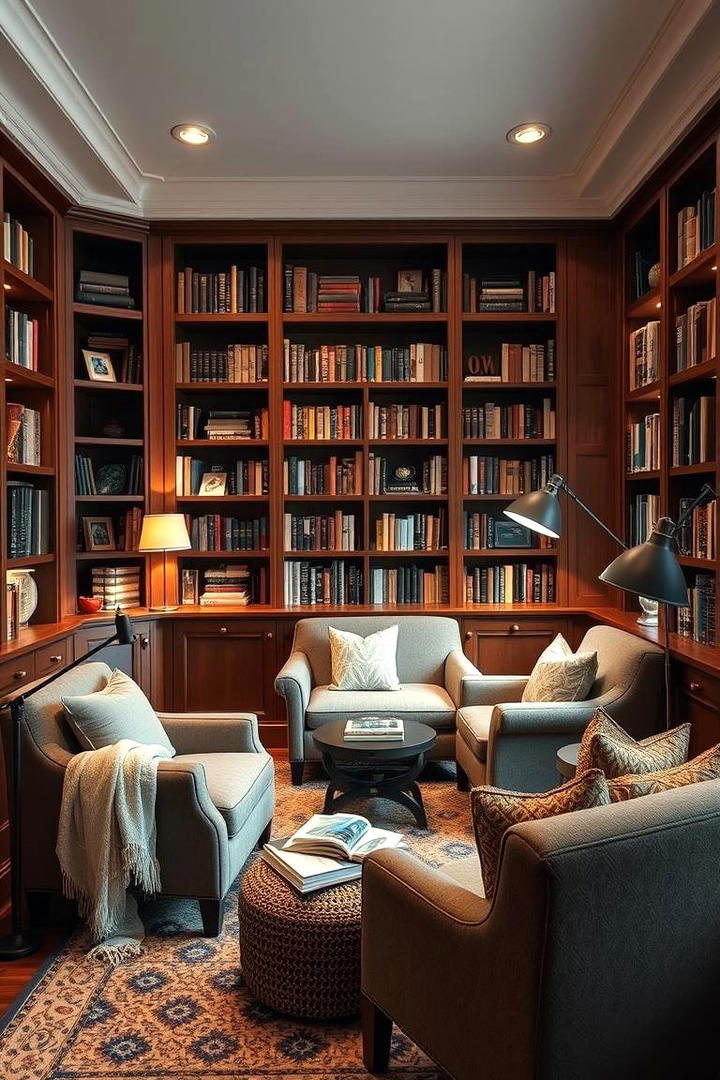 Cozy Reading Nook Family Room - 21 Family Room Ideas