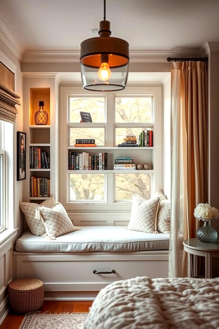 Cozy Reading Nook Integration - 30 Small Guest Bedroom Ideas