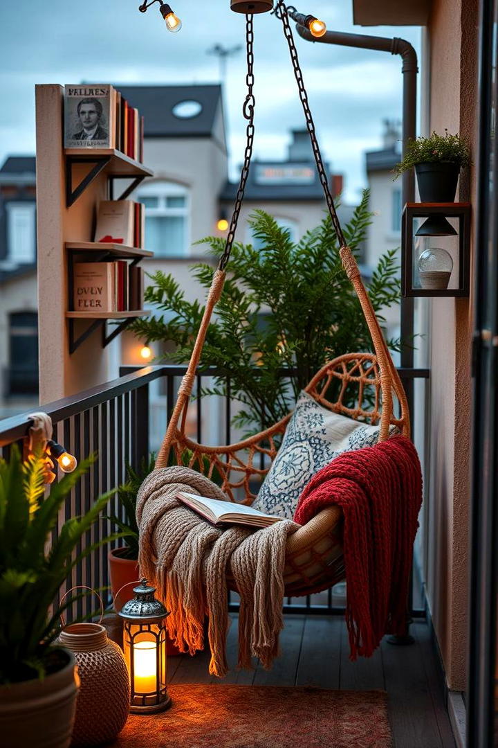 Cozy Reading Nook Retreat - 21 Balcony Ideas