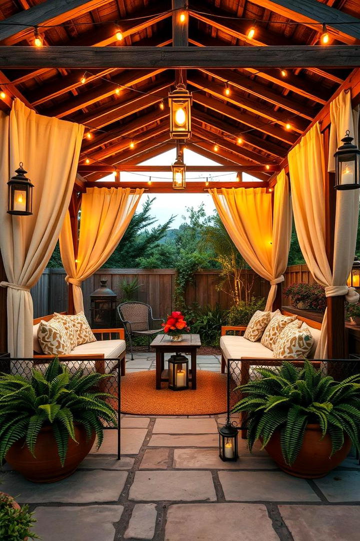 Cozy Retreat Patio - 21 patio with a gazebo ideas