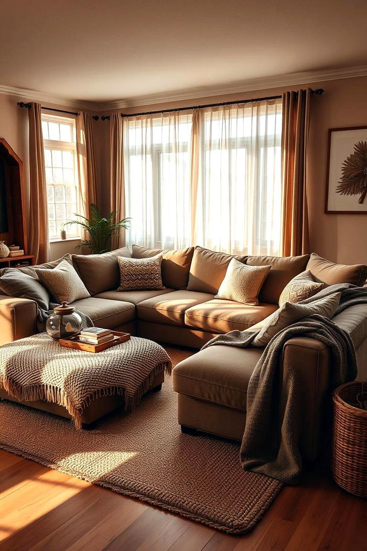 Cozy Sectional Comfort - 21 Living Room Couch Ideas