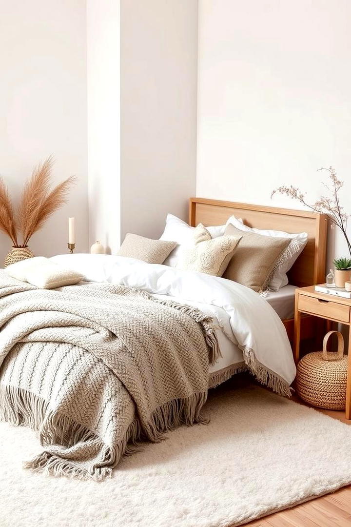 Cozy Textures for Ultimate Comfort - 17 Relaxing Bedroom Ideas