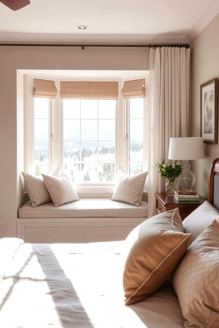 Cozy Window Seat - 21 Cozy Bedroom Ideas