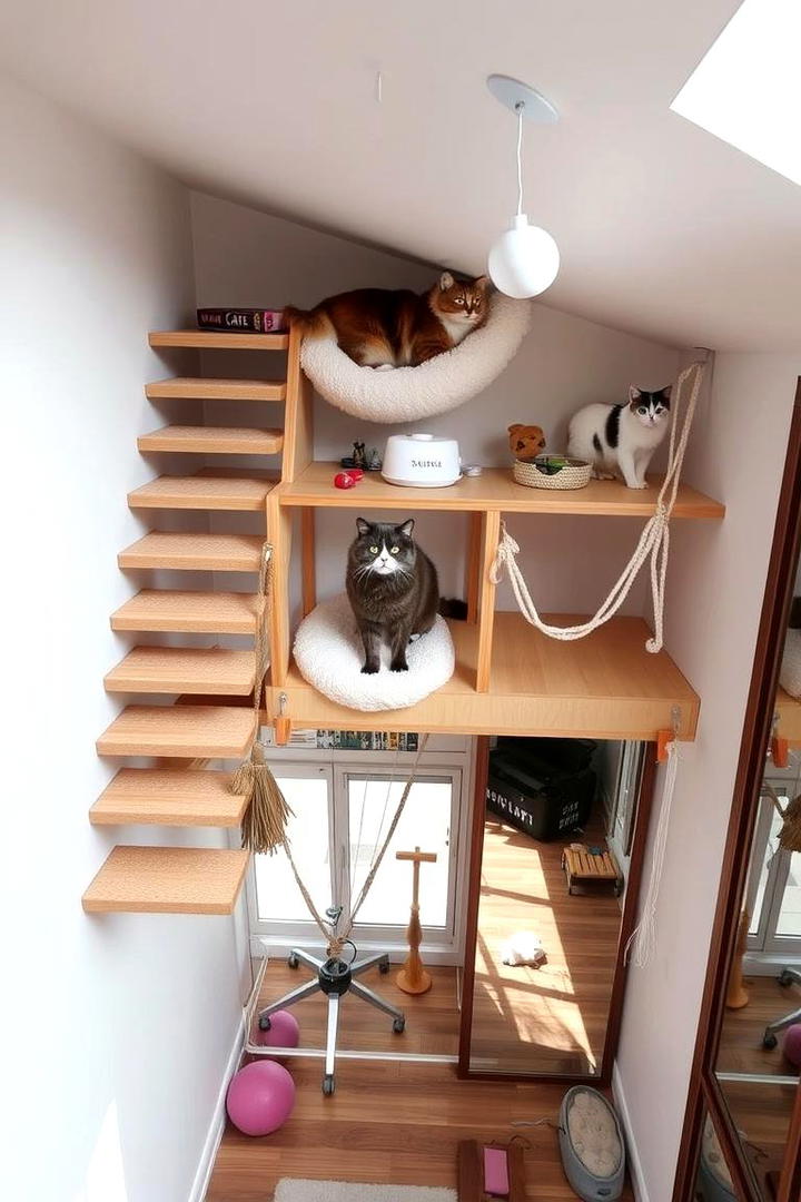 Creative Cat Loft - 30 Cat Room Ideas