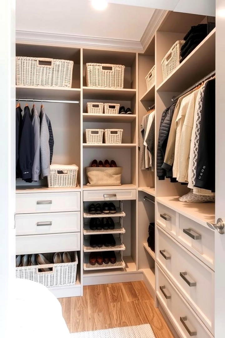 Creative Closet Organization - 30 Small Guest Bedroom Ideas