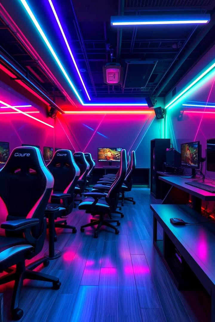 Creative Gaming Zone - 30 Teen Hangout Room Ideas