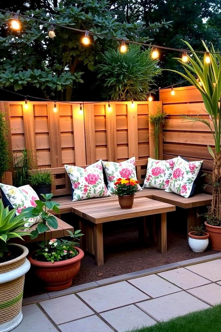 Creative Garden Seating Nook - 21 Backyard Ideas on a Budget