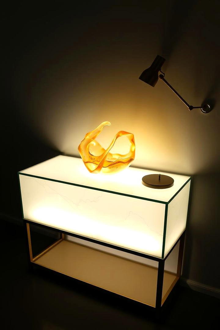 Creative Lighting - 30 Console Table Decor Ideas