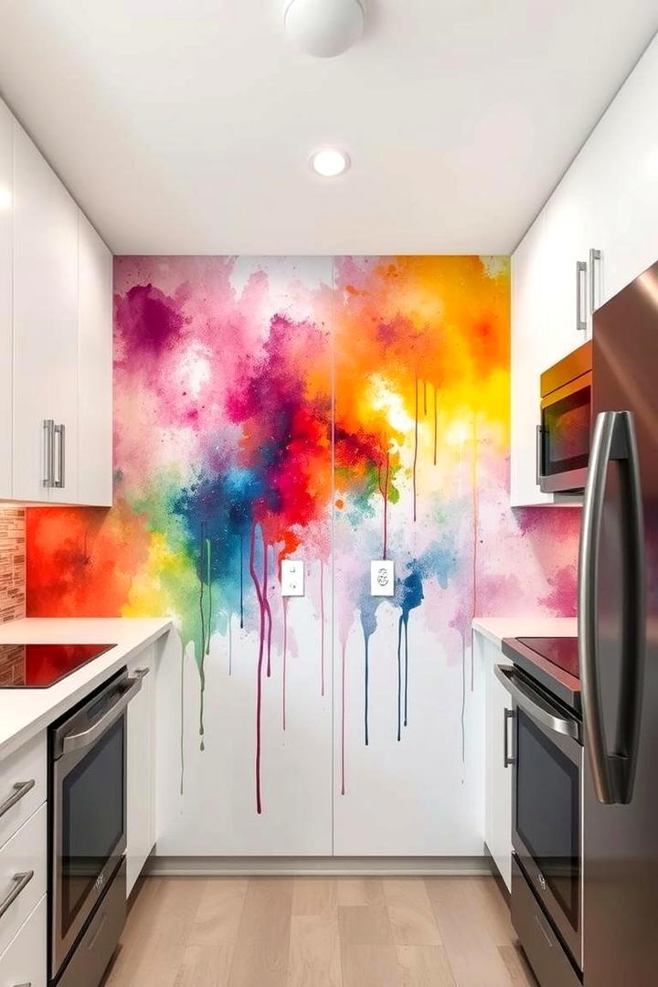 Creative Mural Walls - 21 Colorful Kitchen Ideas