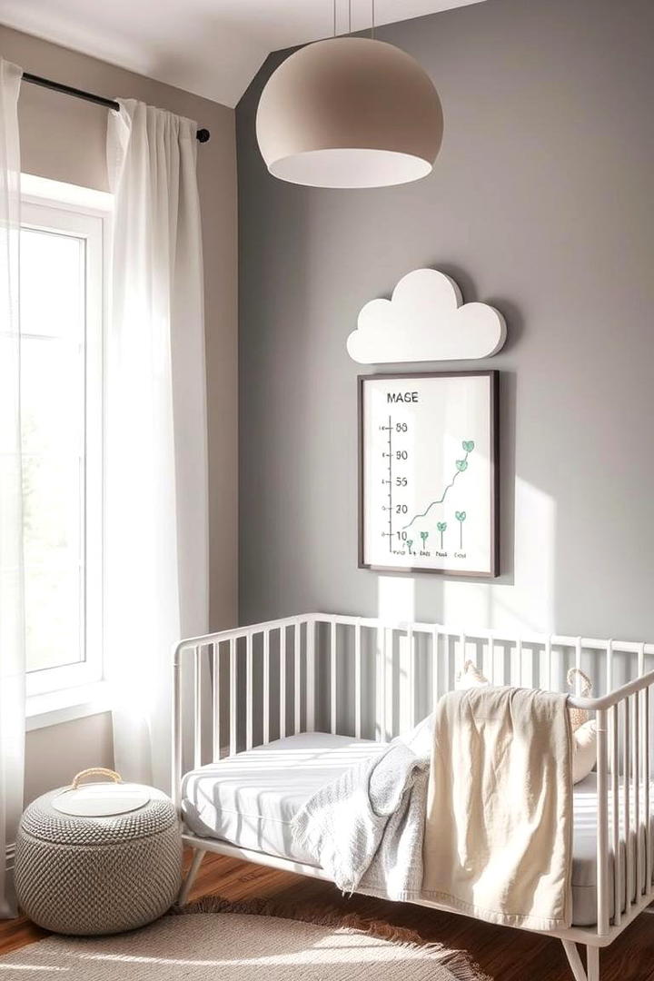 Creative Nursery Design - 30 Grey House With Black Trim