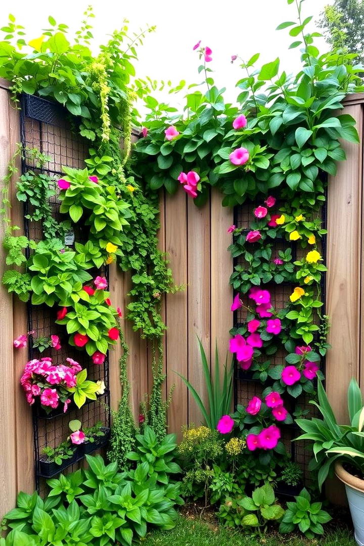 Creative Vertical Garden - 21 Backyard Ideas